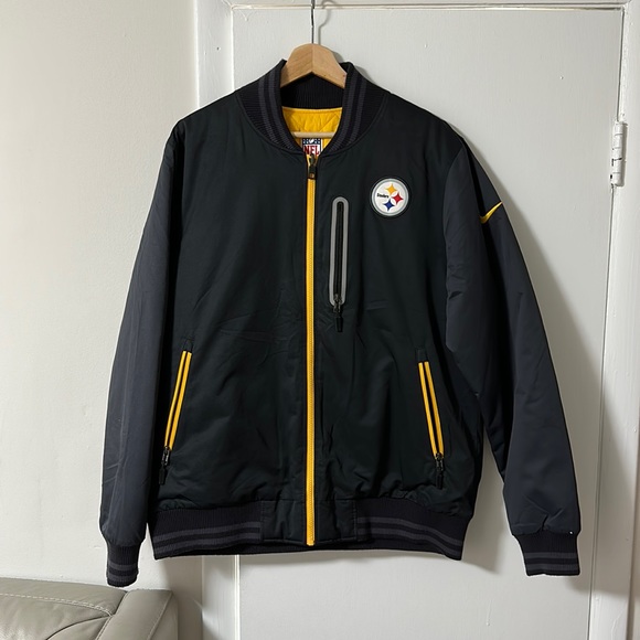 Nike reversible Steelers fan jacket - Picture 1 of 8